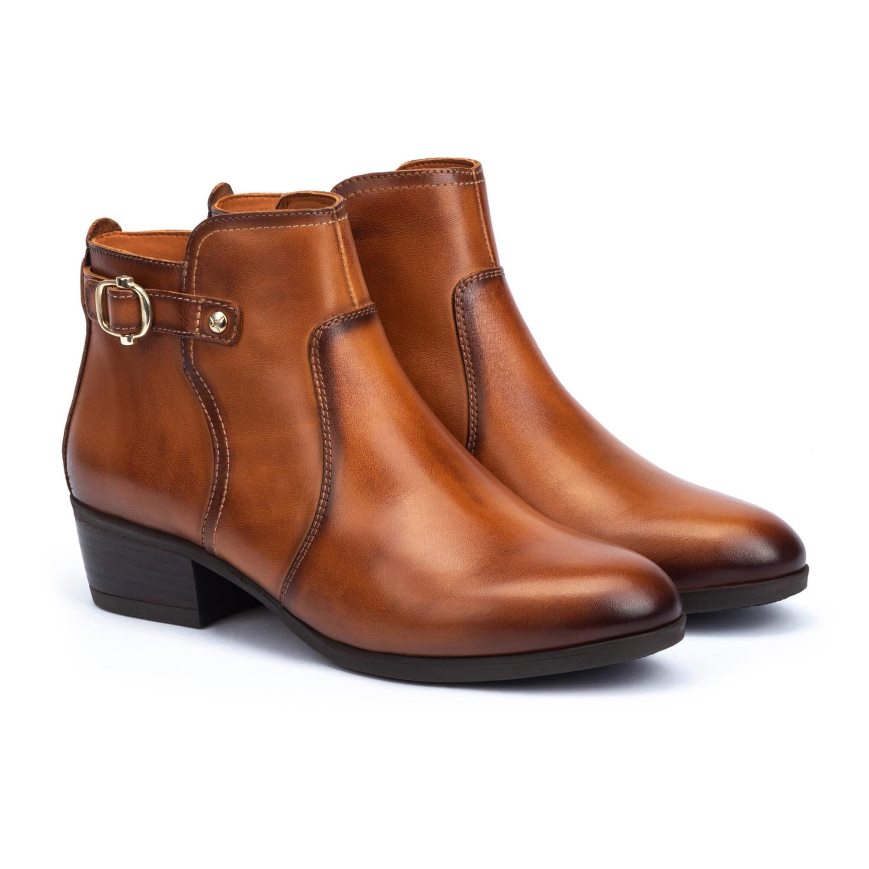 Women's Pikolinos DAROCA Ankle Boots Brown | NZ UQ52A73